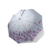 Парасолька напівавтомат жіноча Toprain 625 на 9 спиць з Ейфелевою вежею Сіро-фіолетовий