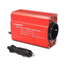 Інвертор автомобільний перетворювач напруги LVYUAN 300 W + 2 USB порти (до гнізда прикурювача)