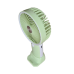 Вентилятор ручний Mini Fan HX09-1 акумуляторний з підставкою для телефону Салатовий з білим