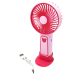 Портативний вентилятор Mini Fan з підставкою під телефон TX-265 6368 USB 3 режими рожевий