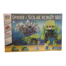 Робот-конструктор на сонячних батареях 1021, динозавр - конструктор 4 в 1 STEM Solar Spider and Robot