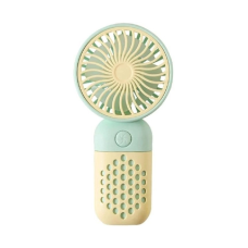 Вентилятор Mini Fan Z8 (7186) ручний акумуляторний з USB-заряджанням Салатовий з жовтим