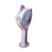 Вентилятор ручний акумуляторний Mini Fan CS092-2 з вушками, підставкою, підсвічуванням та USB-зарядкою Рожевий