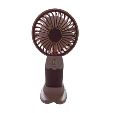 Вентилятор ручний акумуляторний Mini Fan ZB088C з підставкою та USB-зарядкою Бордово-рожевий