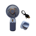 Вентилятор ручний акумуляторний Mini Fan ZB088C з підставкою та USB-зарядкою Фіолетово-бузковий