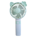 Вентилятор ручний акумуляторний DianDi Mini Fan SQ-2163 з USB-зарядкою та складною ручкою Салатовий