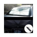 Парасоля-шторка (козирок) автомобільний сонцезахисний на лобове скло 130х75 см, 10 спиць