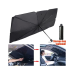 Парасоля-шторка (козирок) автомобільний сонцезахисний на лобове скло 130х75 см, 10 спиць