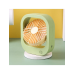 Вентилятор настільний акумуляторний DianDi Fashion Fan SQ 2177A з USB-зарядкою Салатовий з жовтим