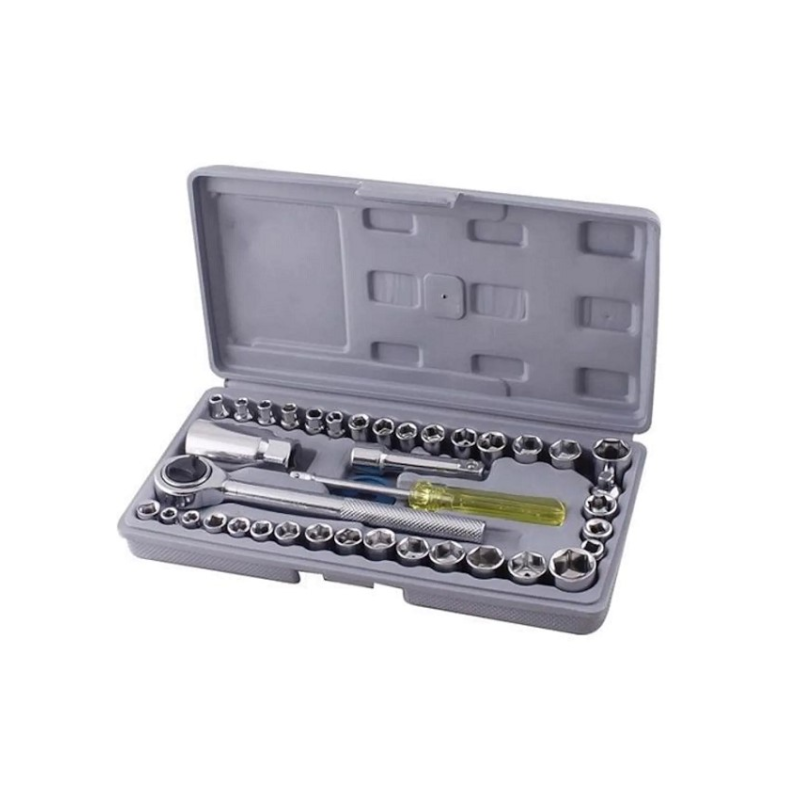 Набір торцевих головок Aiwa з тріскачкою, 40 шт.