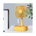 Вентилятор настільний портативний Mini Fun JY-1 129 акумуляторний складний Жовтий