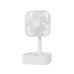 Вентилятор настільний портативний Mini Fun JY-1 129 акумуляторний складний Білий