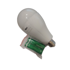 Аварійна LED лампа Amir-360 з акумулятором 2*18650 від мережі 220V цоколь E27 цоколь Е14 20W 16*8 см