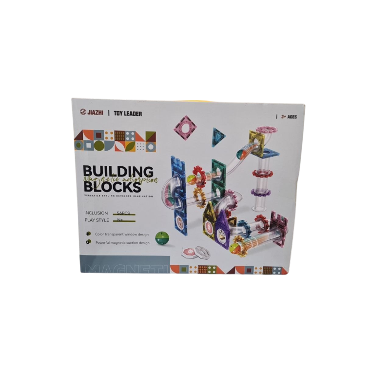 Дитячий магнітний конструктор 6605 лабіринт Містечко , трек з кульками 56 деталей Дитячий магнітний конструктор 6605 лабіринт Містечко , трек з кульками 56 деталей