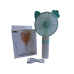 Вентилятор ручний акумуляторний DianDi Mini Fan SQ-2163 з USB-зарядкою та складною ручкою Блакитний