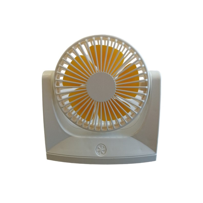 Вентилятор настільний акумуляторний DianDi Mini Fan DD5575 із USB-зарядкою Білий