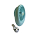 Настільний вентилятор портативний DianDi Mini Fan SQ-1978A акумуляторний з USB-зарядкою Бірюзовий