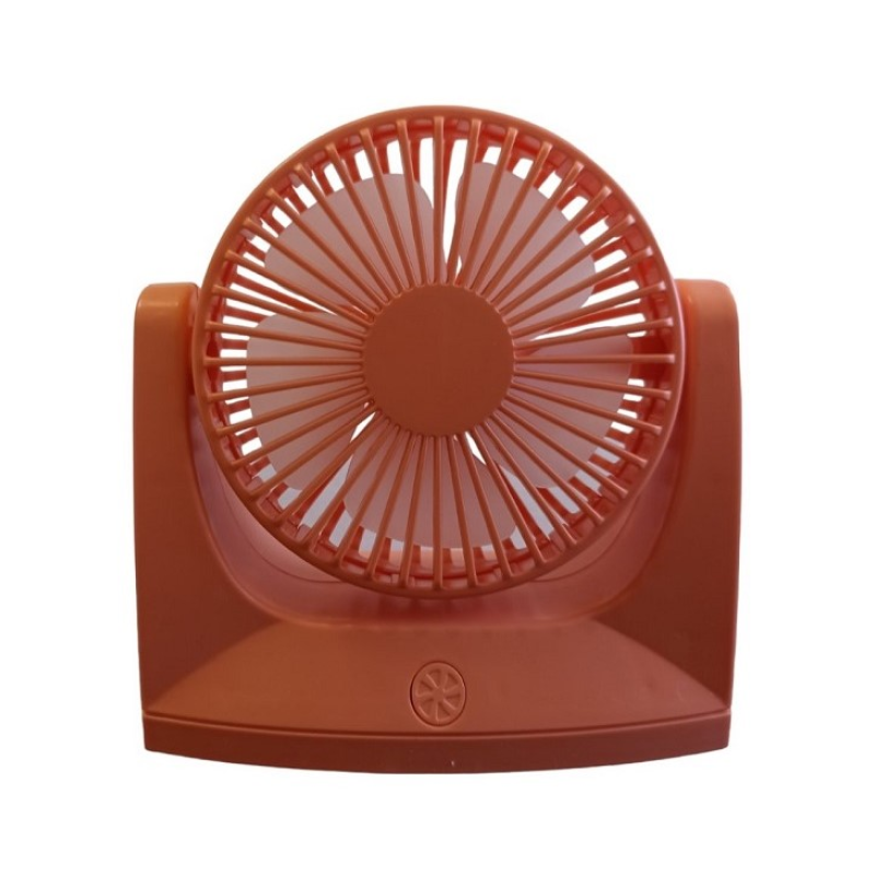 Вентилятор настільний акумуляторний DianDi Mini Fan DD5575 із USB-зарядкою Рожевий