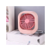 Вентилятор настільний акумуляторний DianDi Fashion Fan SQ 2177A з USB-зарядкою Рожевий