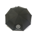 Парасолька чоловіча 02J автомат на 9 спиць з логотипом Volkswagen Чорний