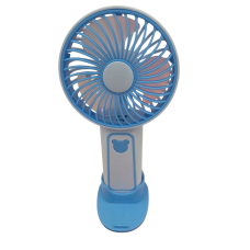 Портативний вентилятор Mini Fan з підставкою під телефон TX-265 6368 USB 3 режими блакитний