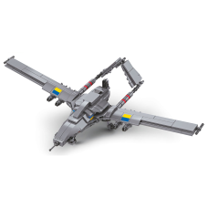 Дитячий конструктор Limo Toy Військова техніка ЗСУ “Байрактар“ Безпілотник ТБ - 2 236 деталей KB-1101