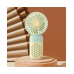 Вентилятор Mini Fan Z8 (7186) ручний акумуляторний з USB-заряджанням Салатовий з жовтим