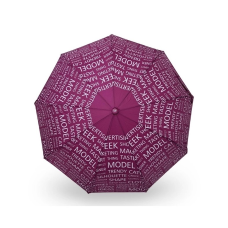Парасолька напівавтомат жіноча Toprain 593 “Words“ на 9 спиць Бузковий