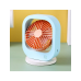 Вентилятор настільний акумуляторний DianDi Fashion Fan SQ 2177A з USB-зарядкою Блакитний з помаранчевим
