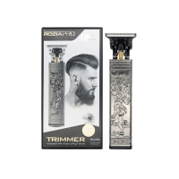 Машинка - тример для стрижки волосся та бороди бездротова Rozia Pro HQ306 акумуляторна з насадками