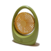 Вентилятор настільний акумуляторний DianDi Fashion Fan SQ 2235 з USB-зарядкою Салатовий з жовтим