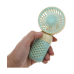 Вентилятор Mini Fan Z8 (7186) ручний акумуляторний з USB-заряджанням Жовтий з салатовим