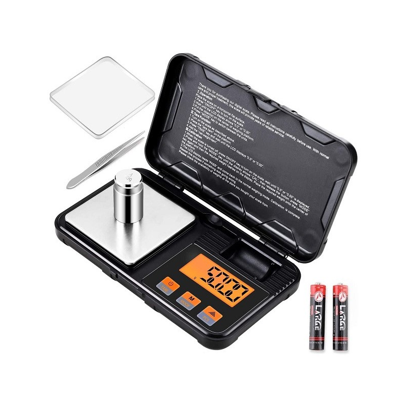 Ваги ювелірні CX-Series Pocket Scale на 200 г (0.01 г) з гирею 50 г та пінцетом