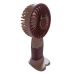 Вентилятор ручний акумуляторний Mini Fan ZB088C з підставкою та USB-зарядкою Бордово-рожевий