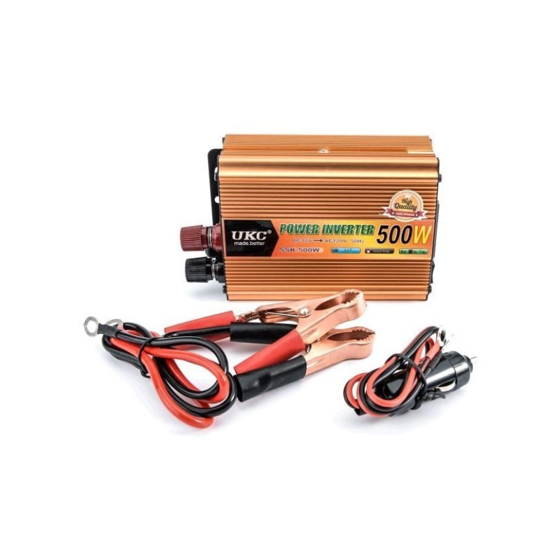 Інвертор автомобільний перетворювач напруги UKC SSK-500W 12V